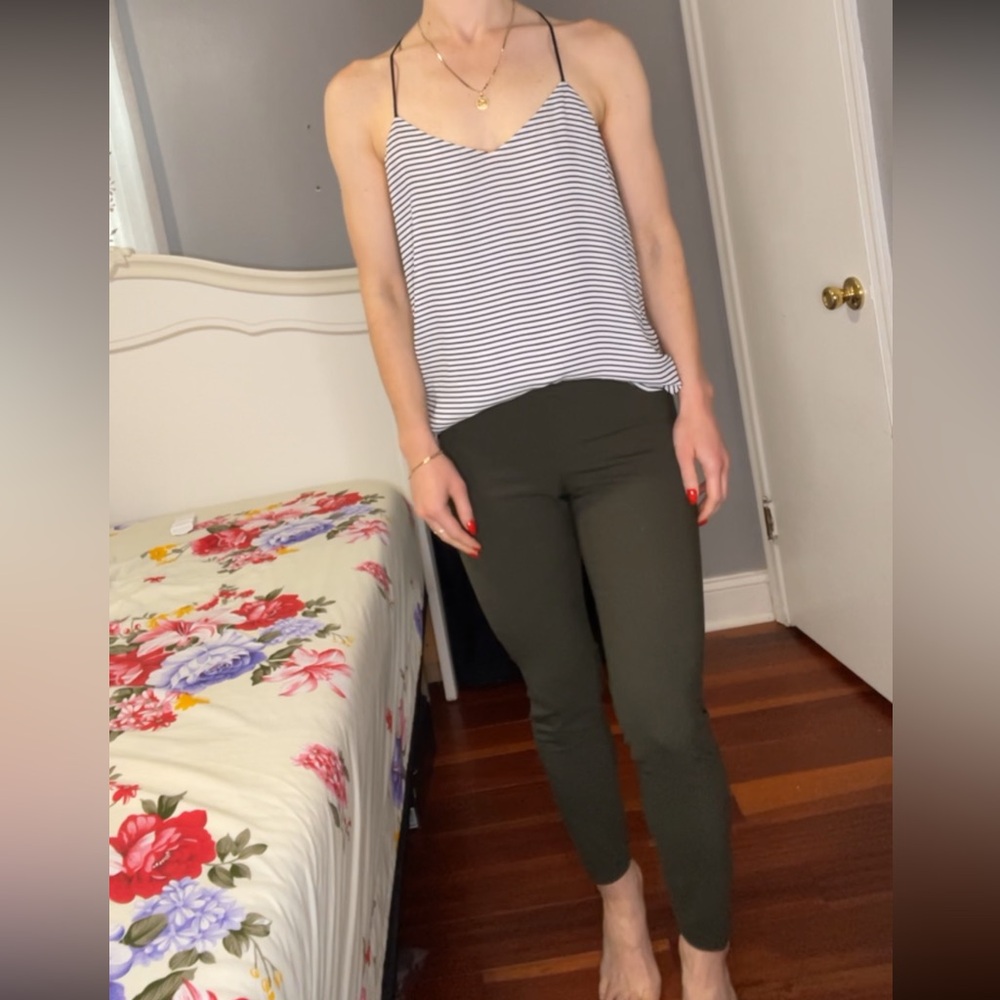 Green dress pants